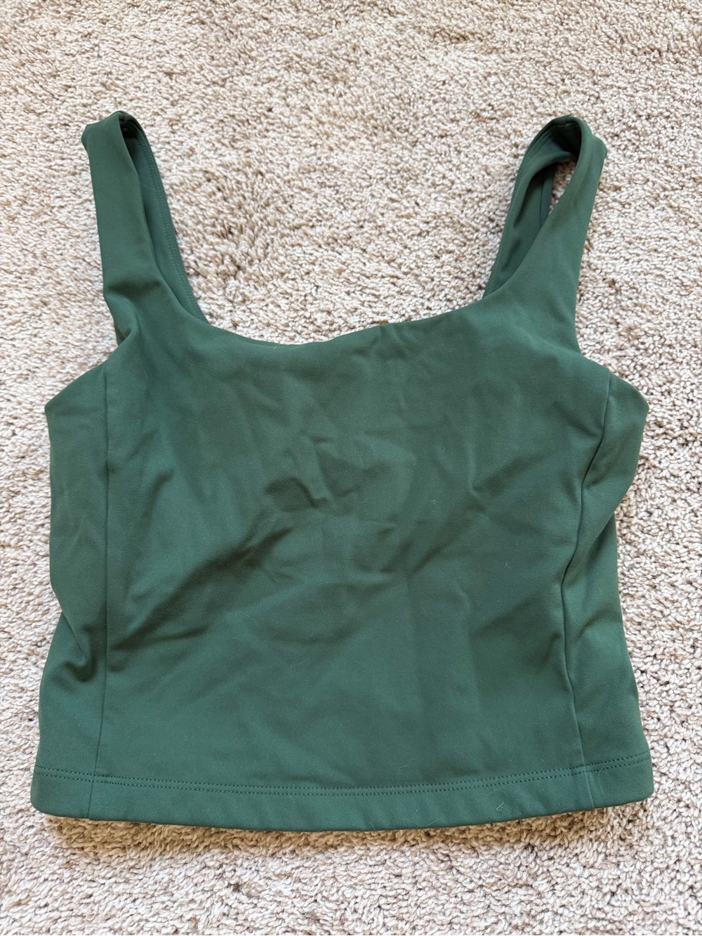 Alder Forest Green Women’s Adventure Performance Tank, Sports Bra, Size XS